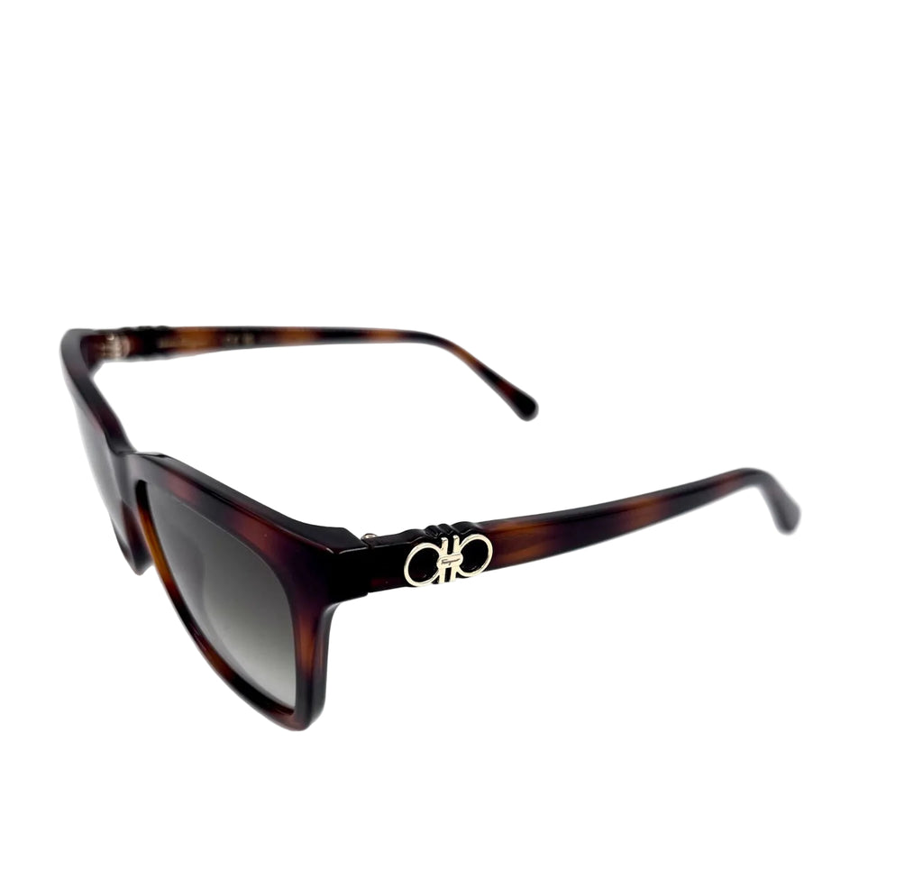Salvatore Ferragamo SF1027S Women's Tortoiseshell Sunglasses with Silver Hardware