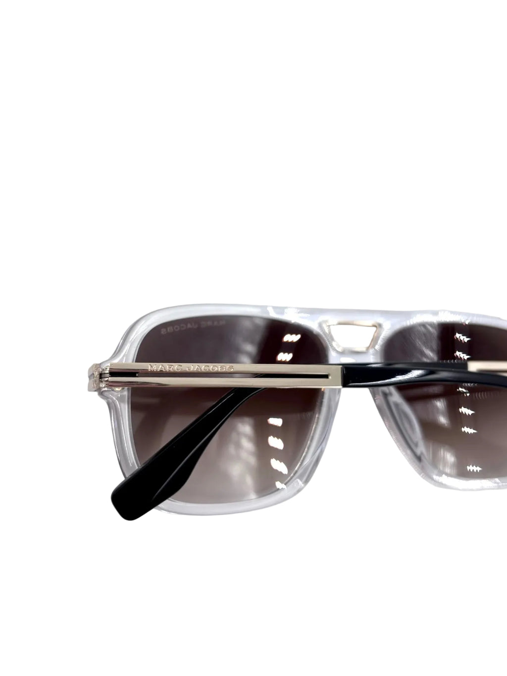 Marc Jacobs Clear and Black Sunglasses