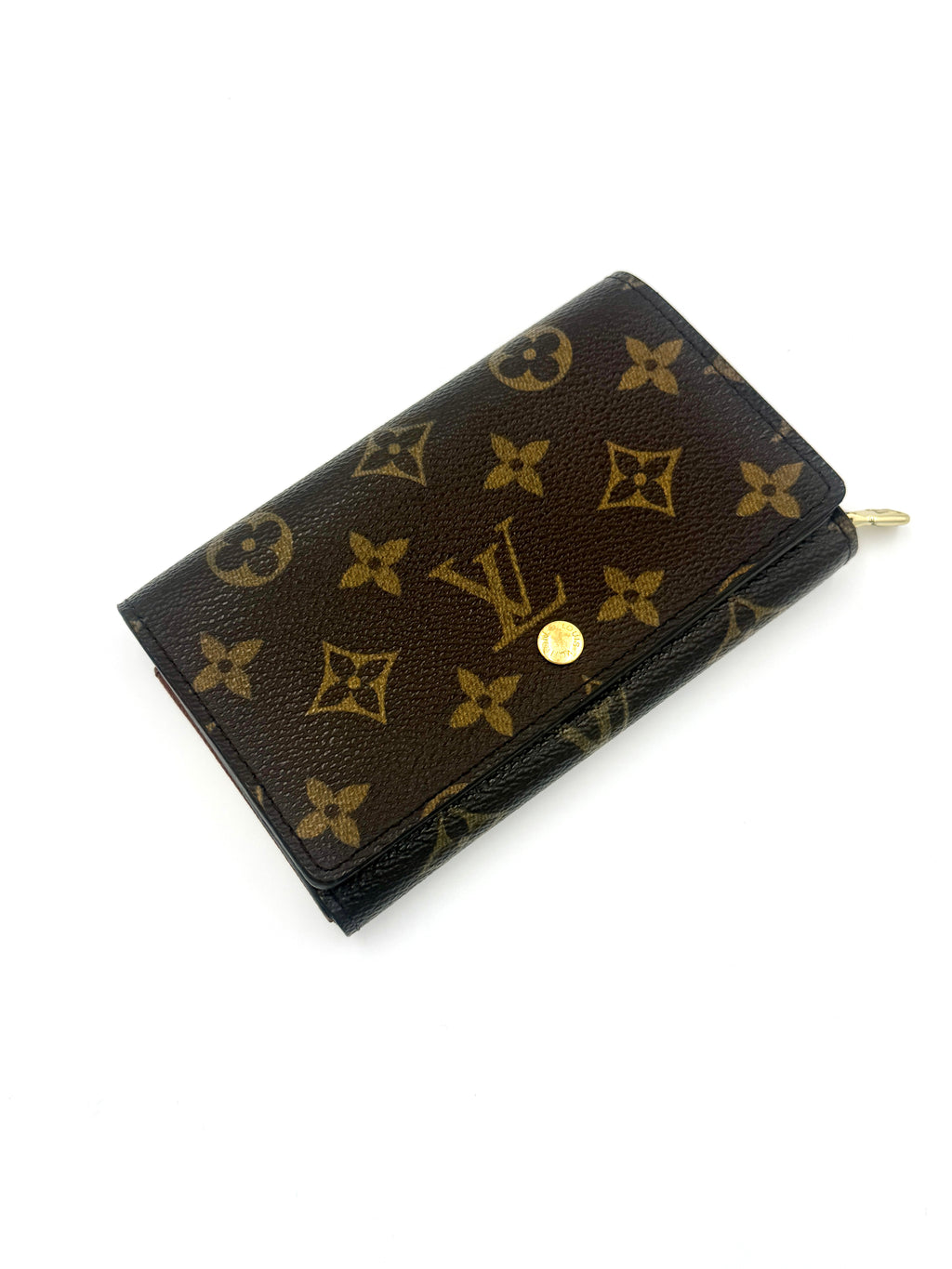 Pre-Owned Louis Vuitton Monogram Porte-Monnaie Tresor Wallet - Authenticated