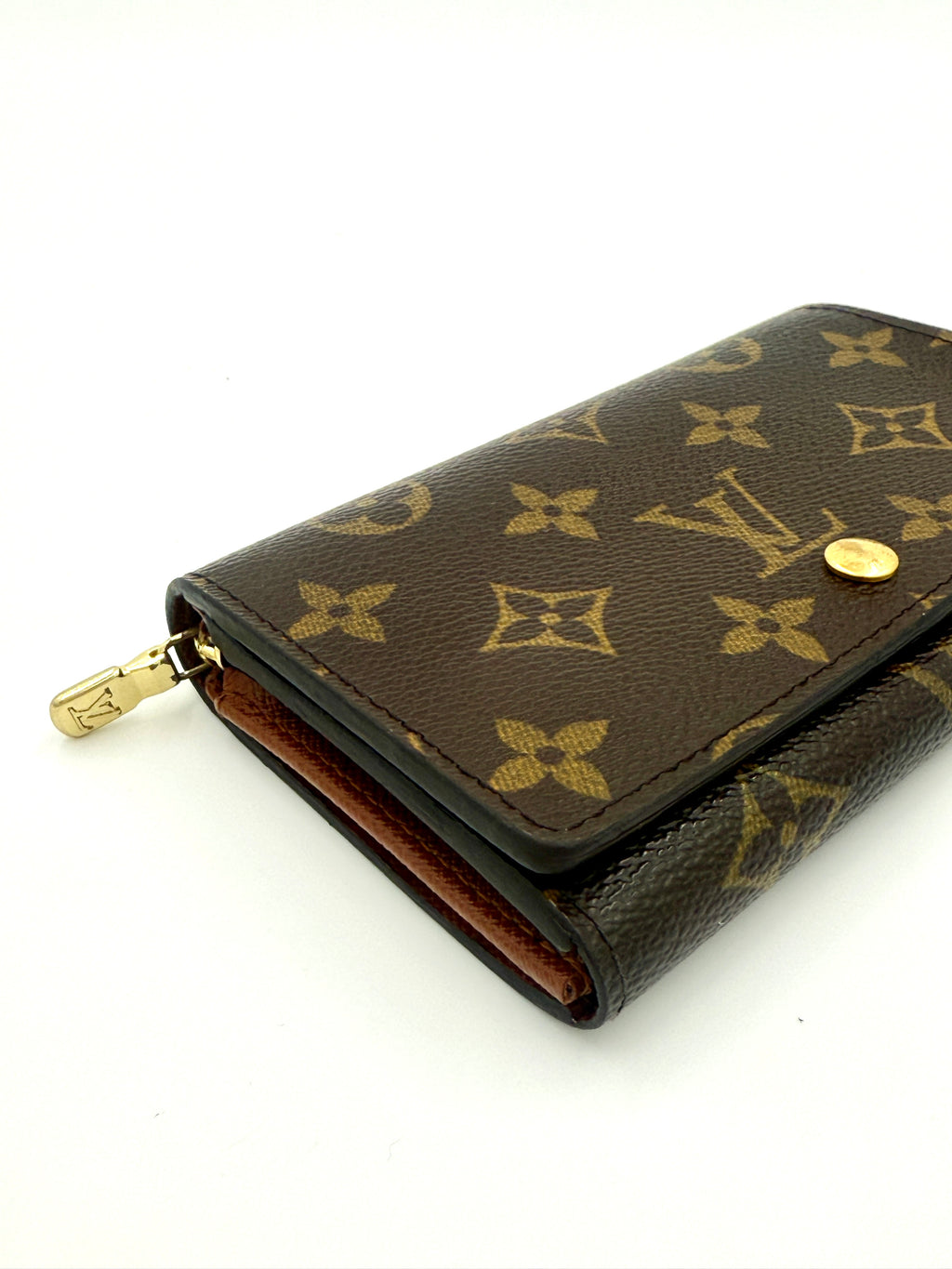 Pre-Owned Louis Vuitton Monogram Porte-Monnaie Tresor Wallet - Authenticated