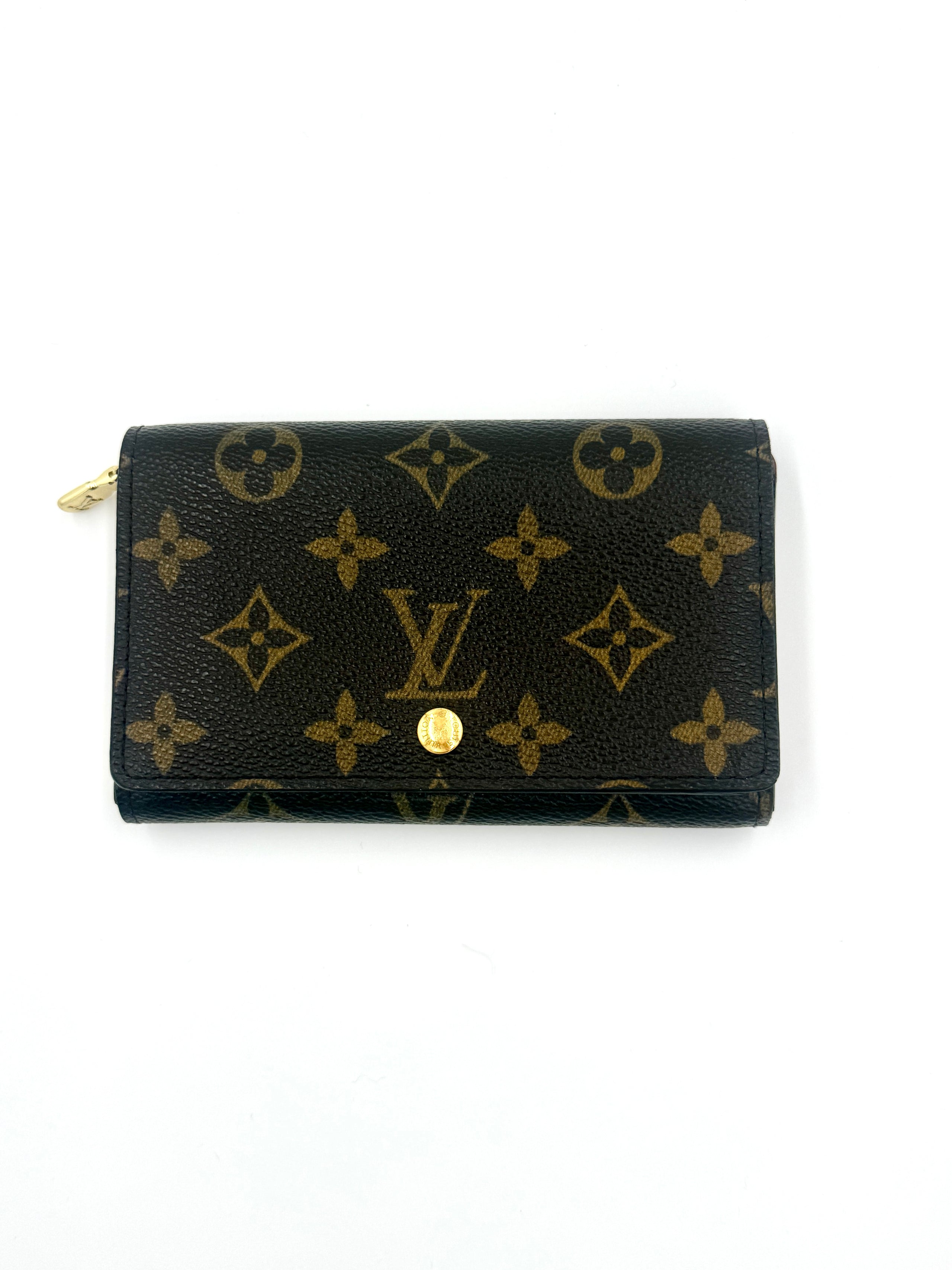 Pre-Owned Louis Vuitton Monogram Porte-Monnaie Tresor Wallet - Authenticated