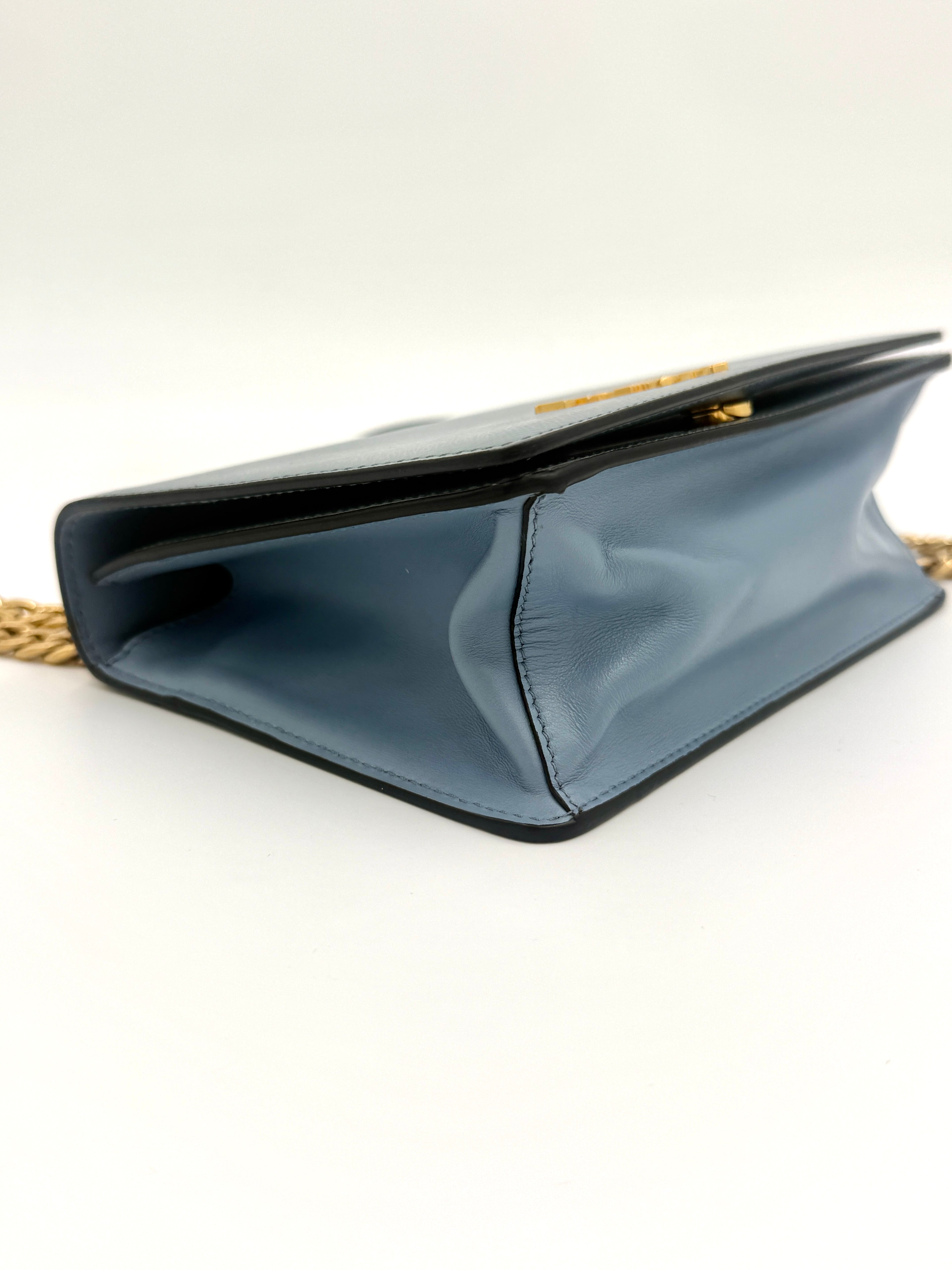 Pre-Owned Prada Blue Saffiano Leather Crossbody Shoulder Bag - Authenticated