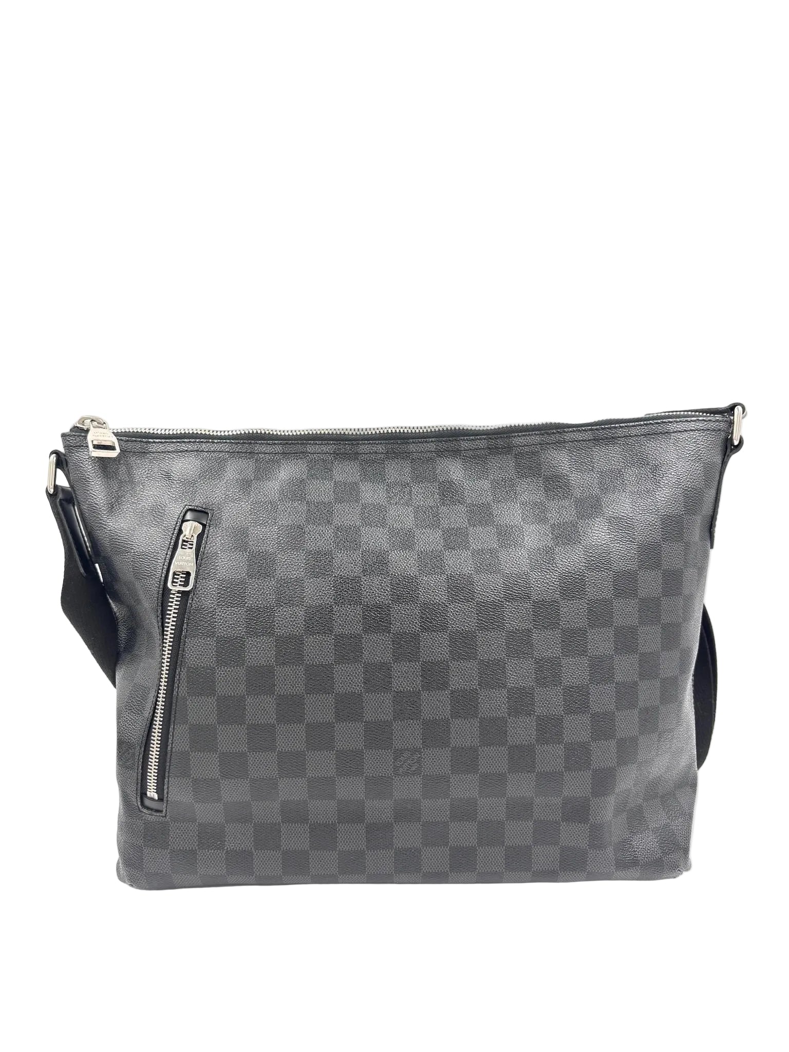 Pre-owned Louis Vuitton Mick Messenger Bag Damier Graphite - Authenticated