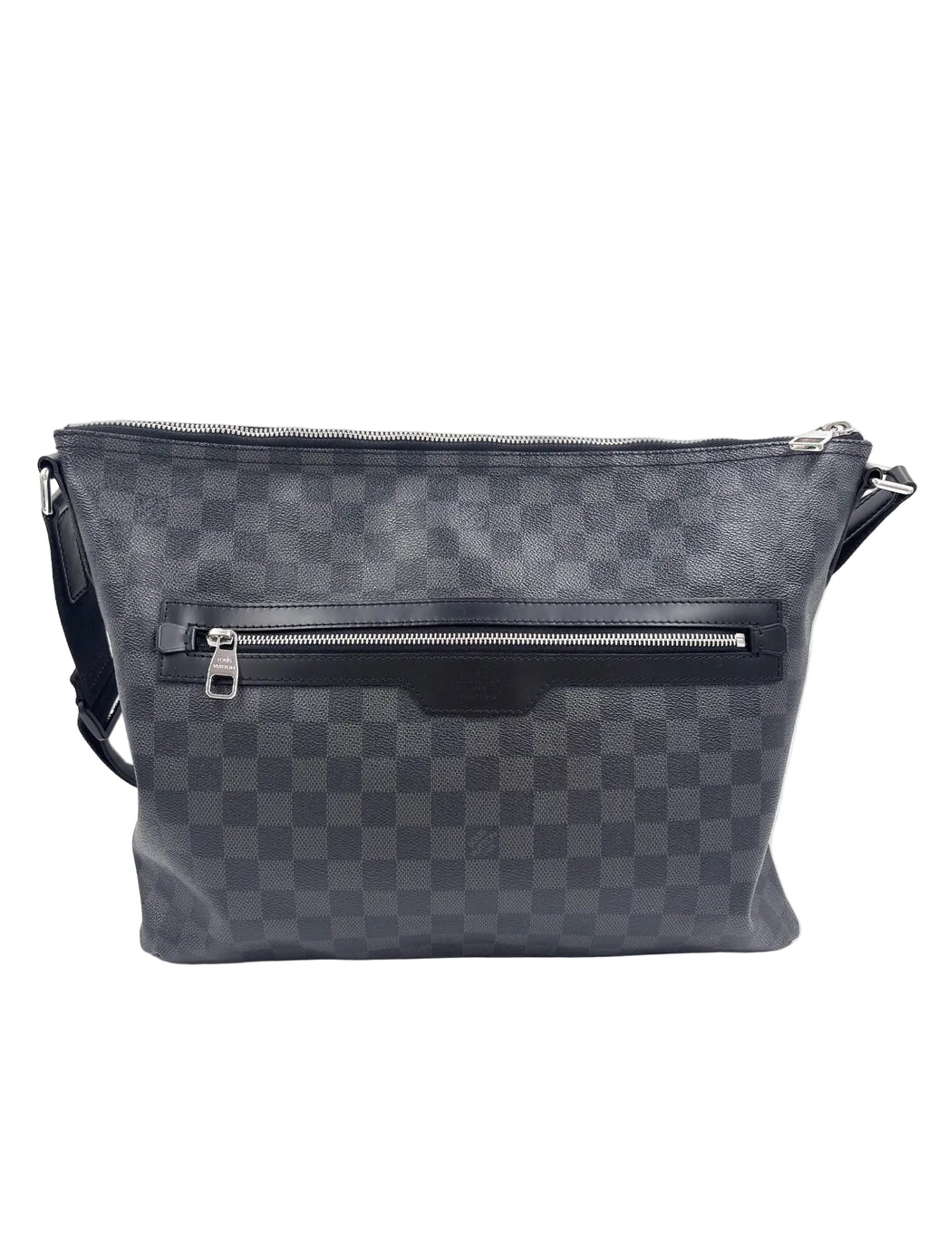 Pre-owned Louis Vuitton Mick Messenger Bag Damier Graphite - Authenticated