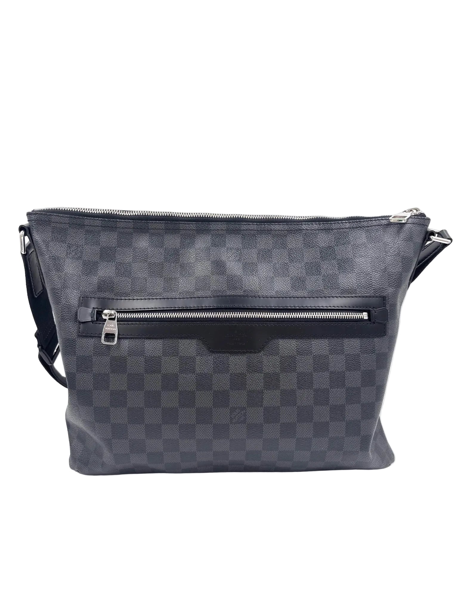 Pre-owned Louis Vuitton Mick Messenger Bag Damier Graphite - Authenticated