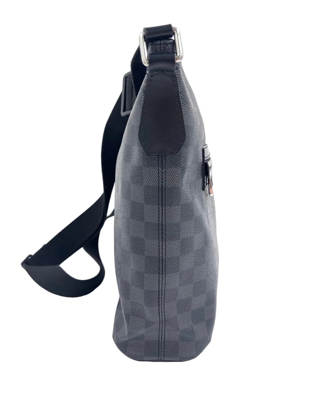 Pre-owned Louis Vuitton Mick Messenger Bag Damier Graphite - Authenticated