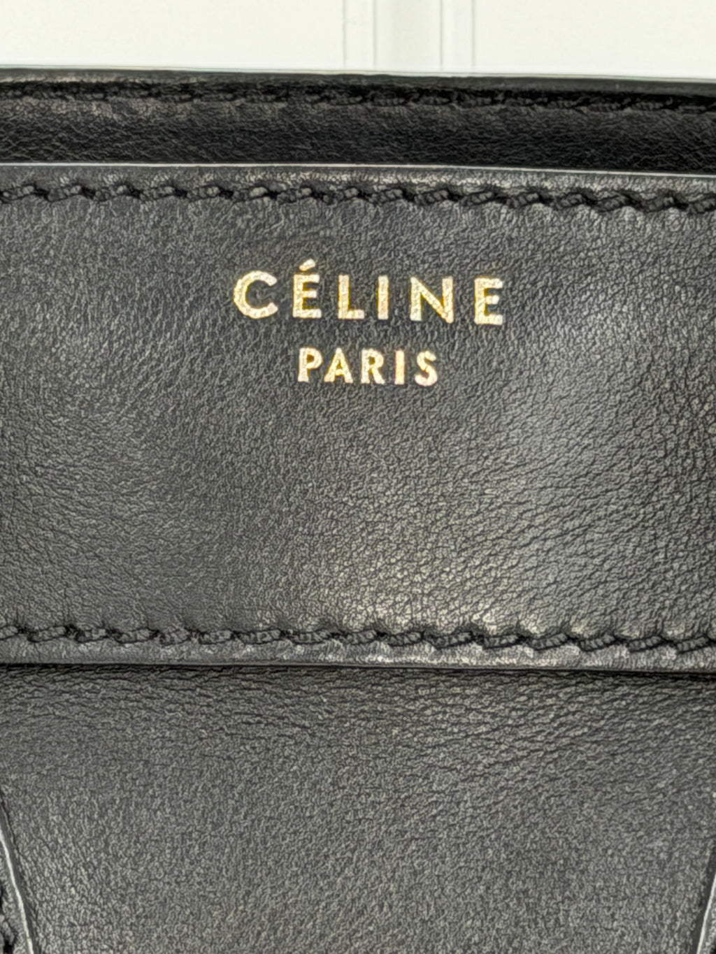 Pre-owned Celine Black Micro Luggage - Authenticated