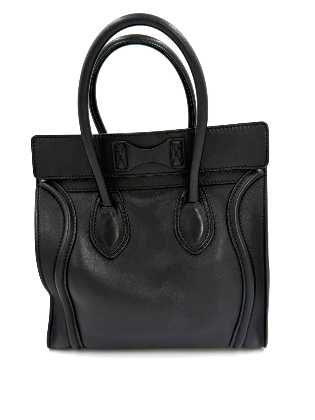 Pre-owned Celine Black Micro Luggage - Authenticated
