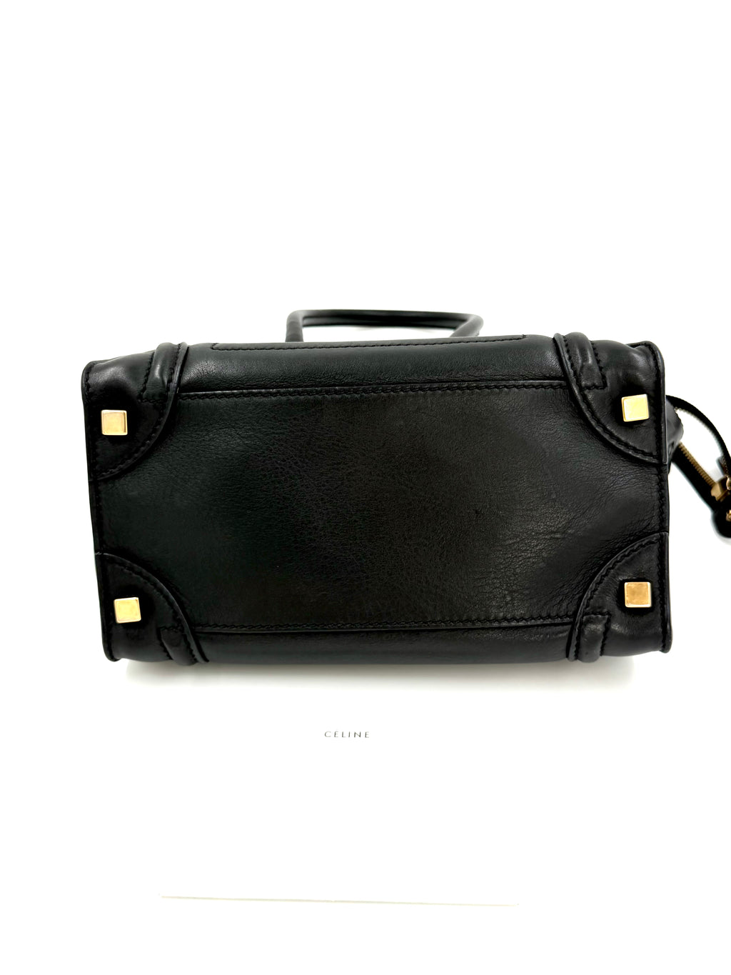 Pre-owned Celine Black Micro Luggage - Authenticated