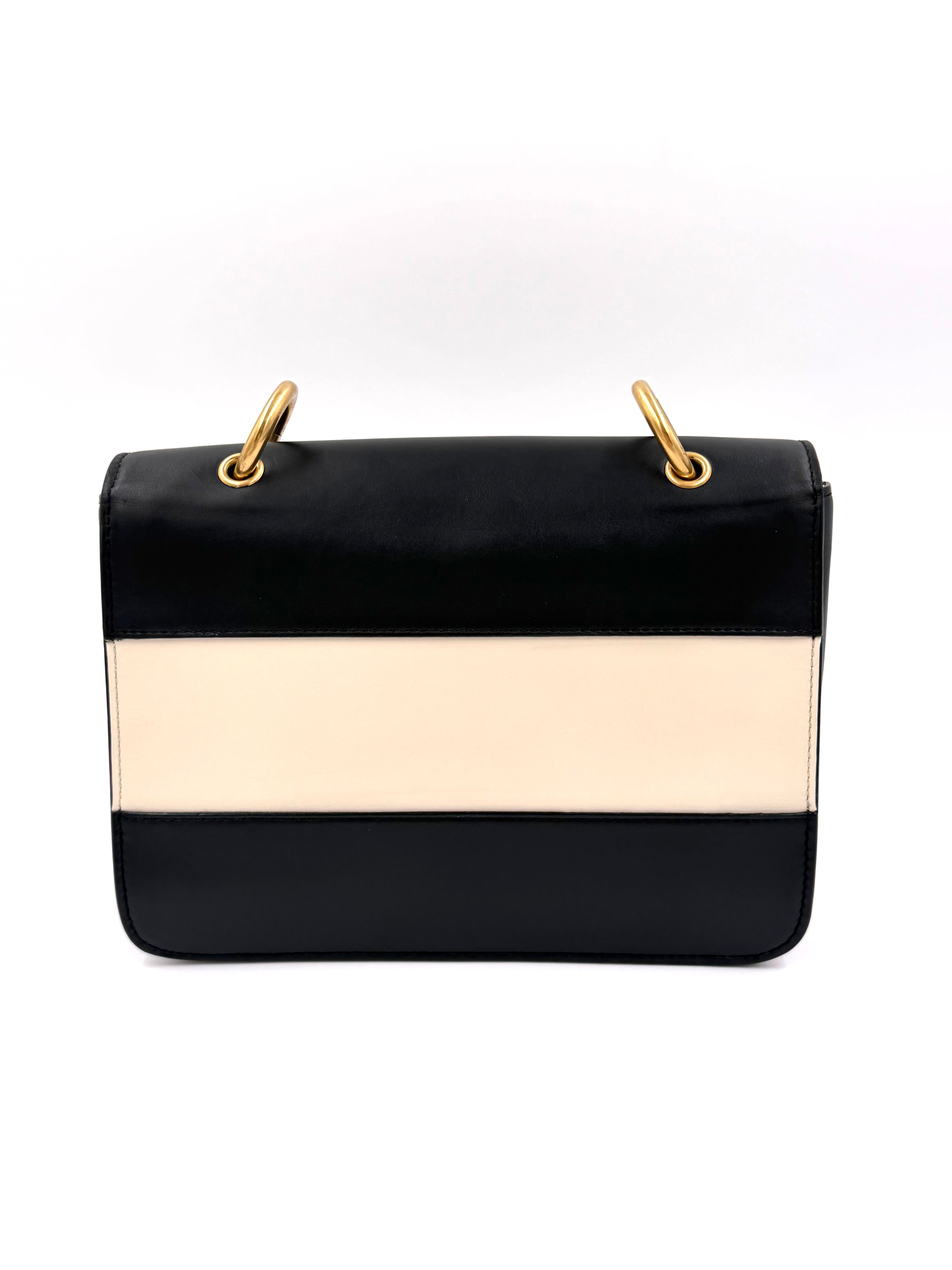 Pre-owned Gucci Calfskin Sylvie Web Queen Margaret Bag - Authenticated
