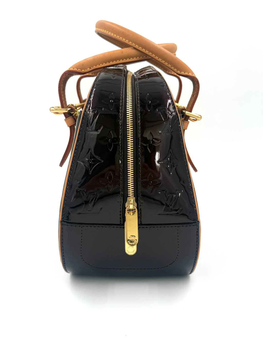 Pre-Owned Louis Vuitton Monogram Vernis Summit Drive handbag in Amarante - Authenticated