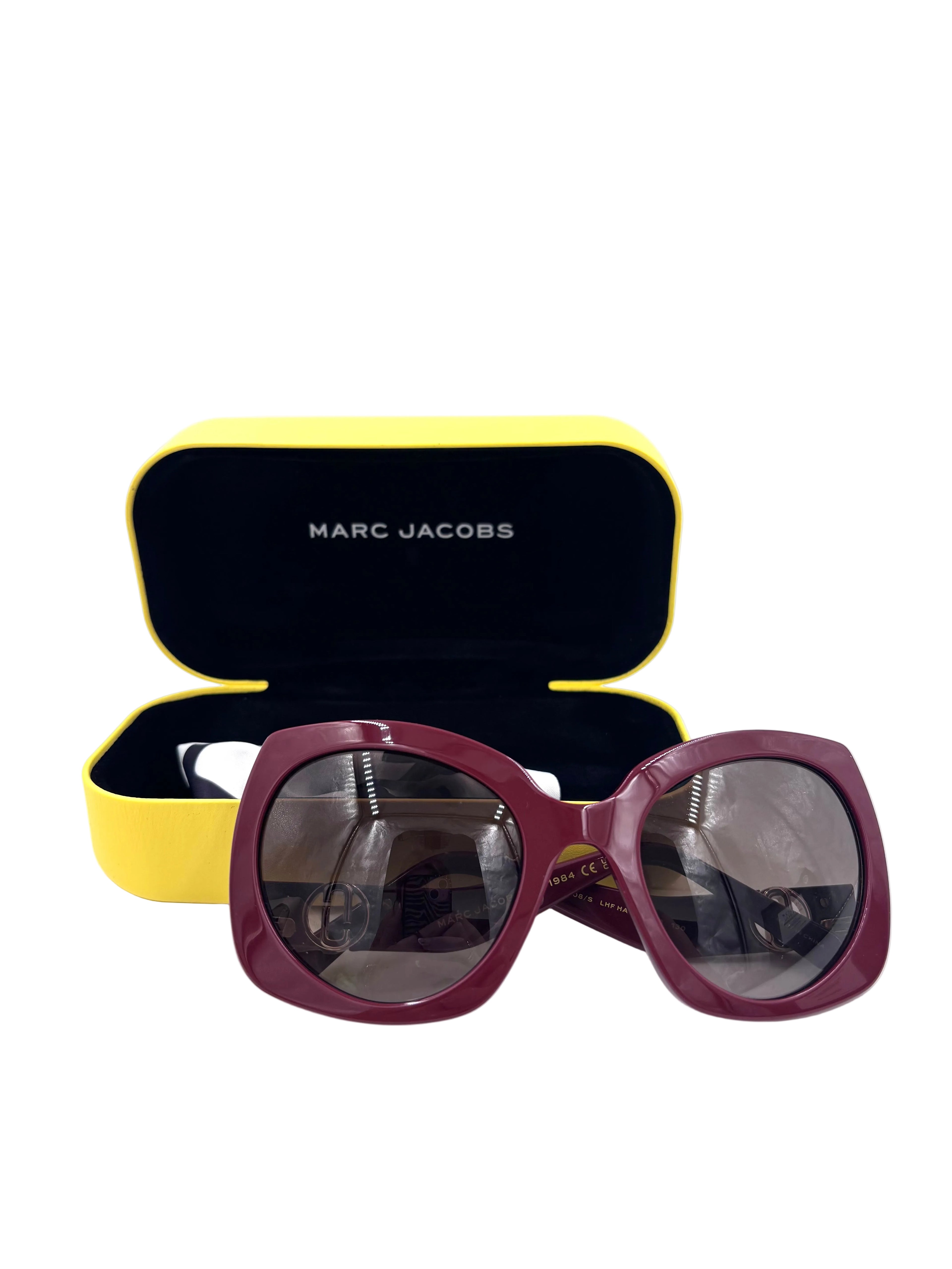 Marc Jacobs MARC 808/S Sunglasses in Burgundy