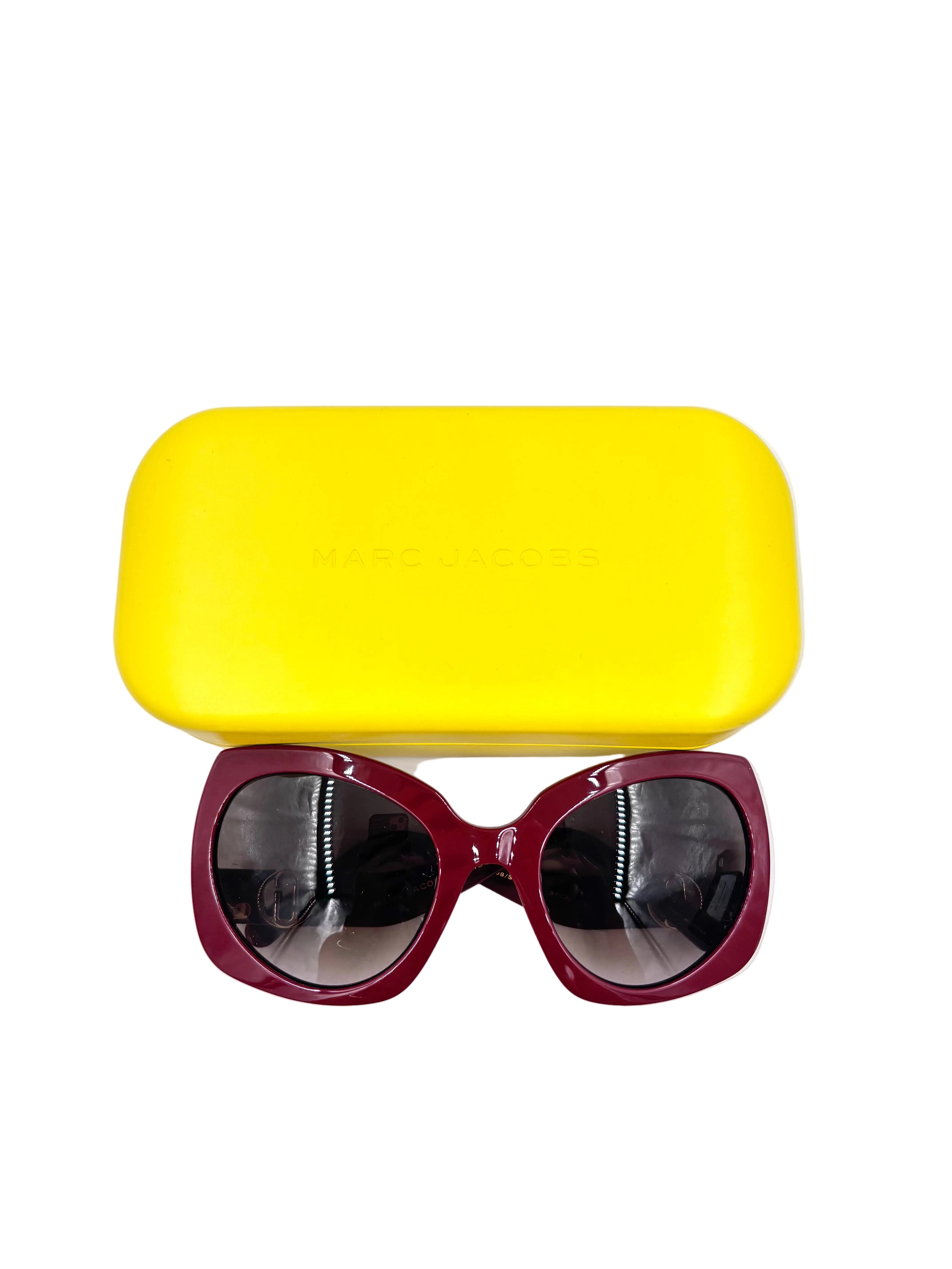 Marc Jacobs MARC 808/S Sunglasses in Burgundy