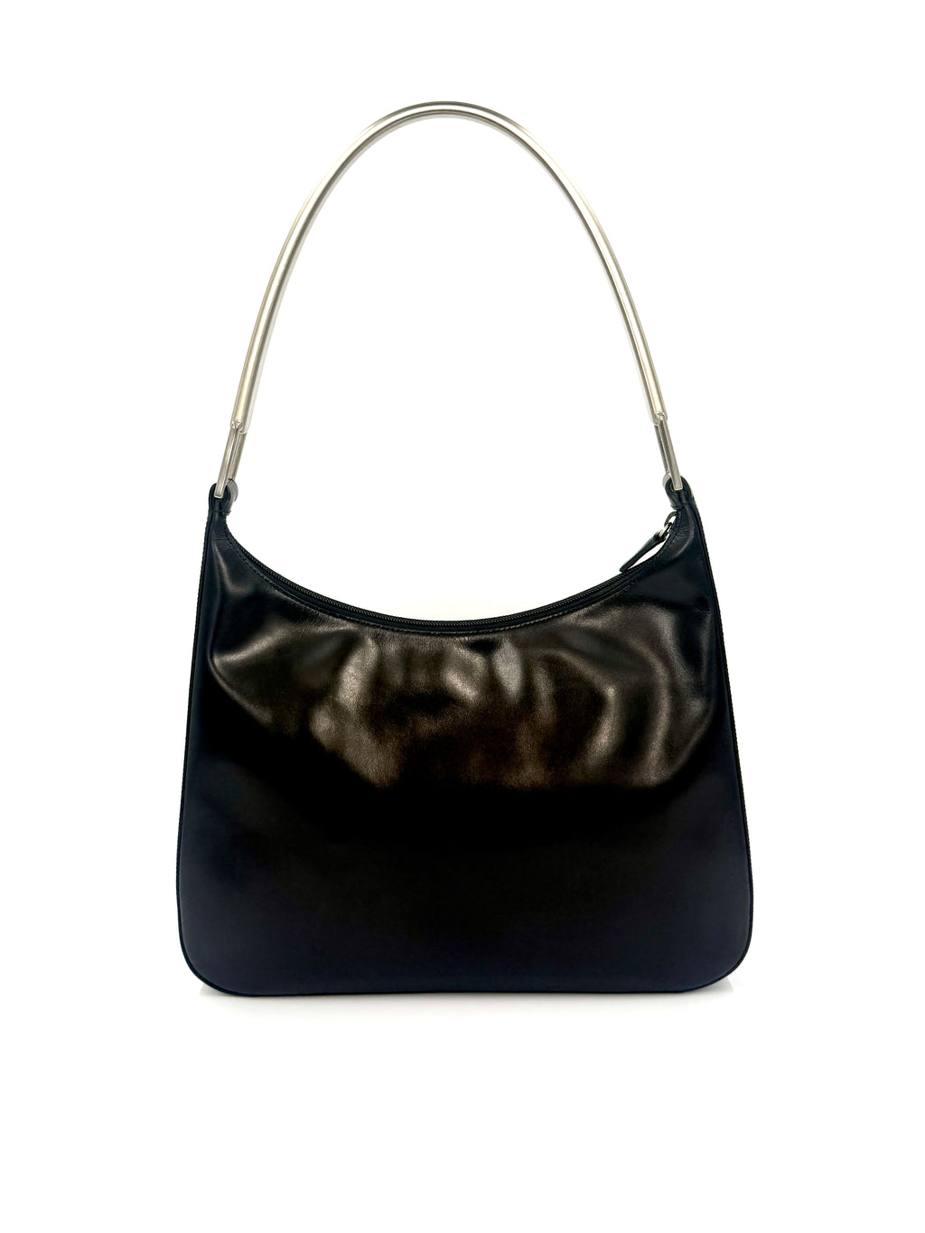 Pre-Owned Prada Vitello Metallo Cleo Shoulder Bag - Authenticated