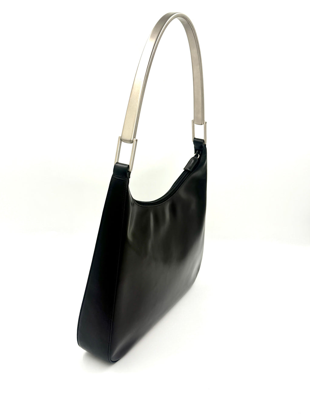 Pre-Owned Prada Vitello Metallo Cleo Shoulder Bag - Authenticated
