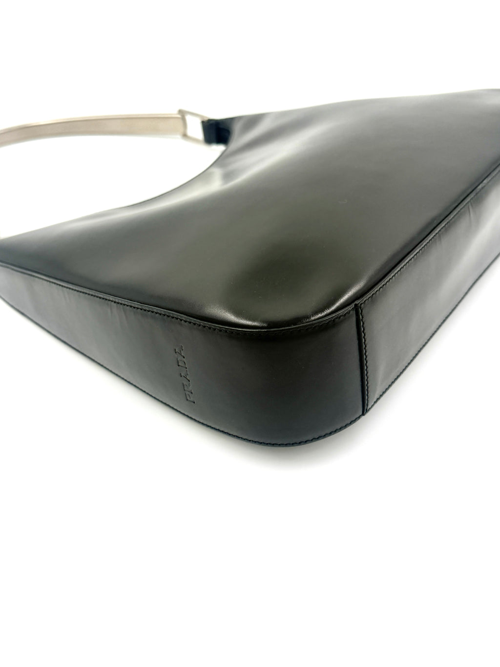 Pre-Owned Prada Vitello Metallo Cleo Shoulder Bag - Authenticated