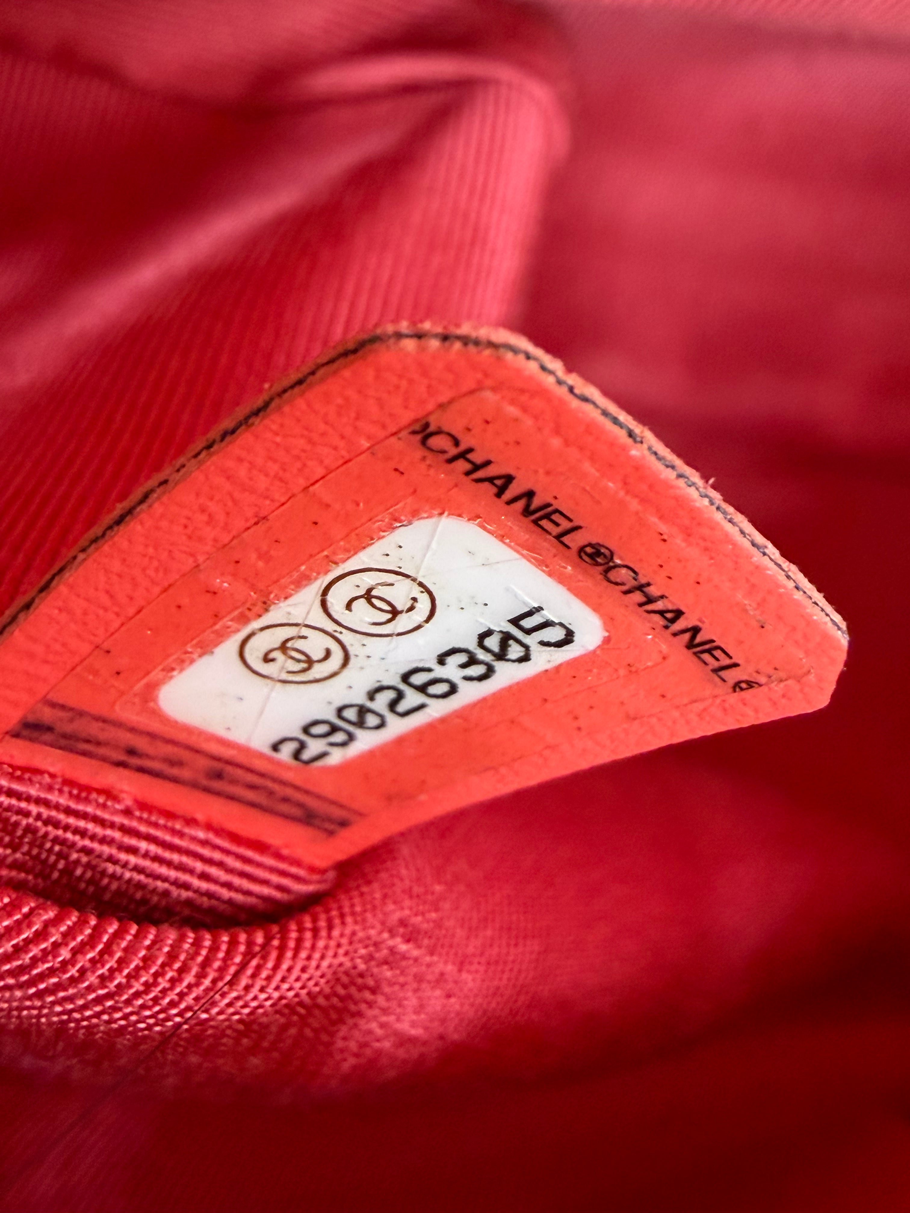 Pre-owned Chanel Medium In The Loop Red Quilted Lambskin Leather Flap - Authenticated