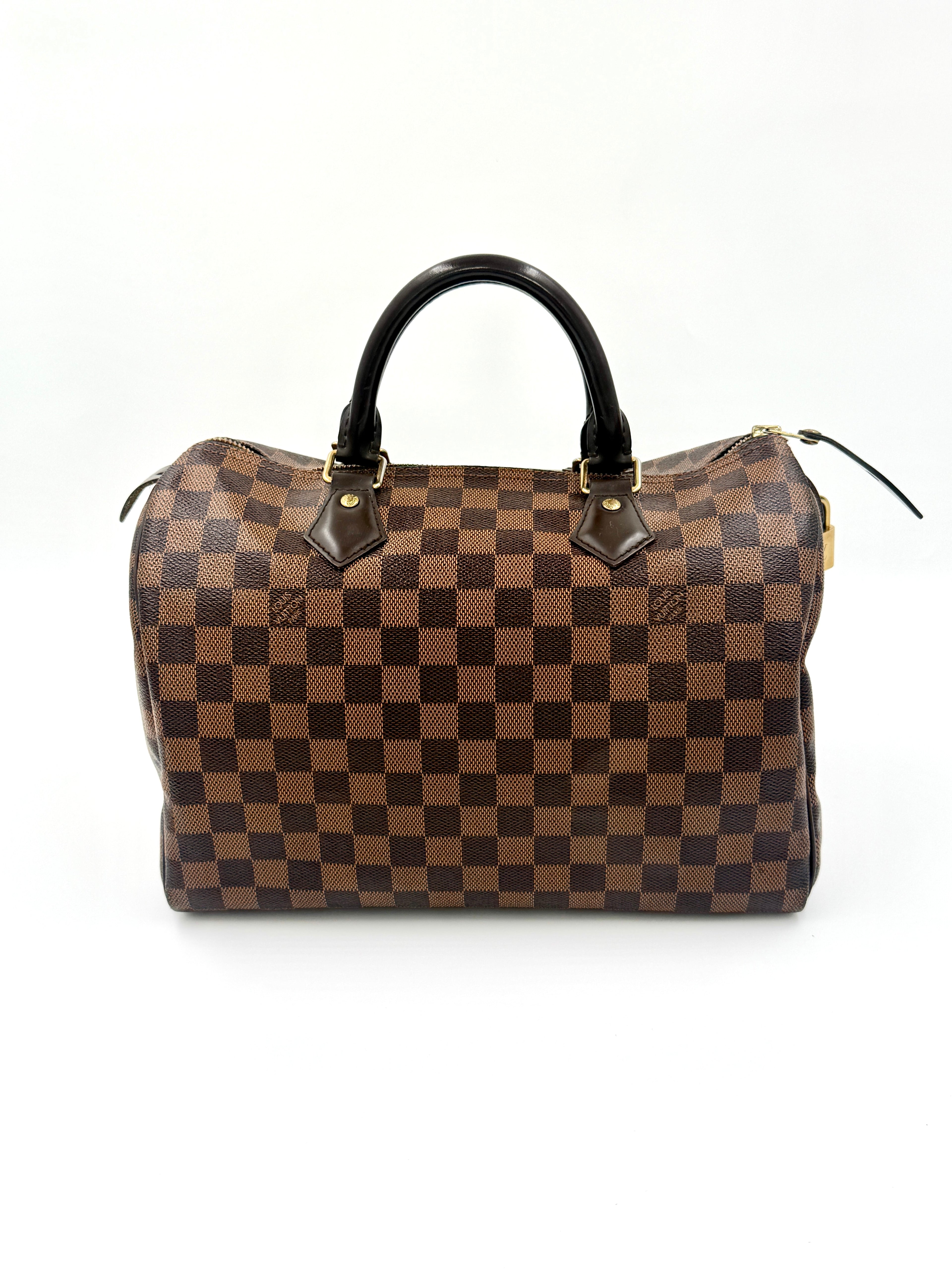 Pre-Owned Louis Vuitton Speedy 30 Damier Ebene - Authenticated