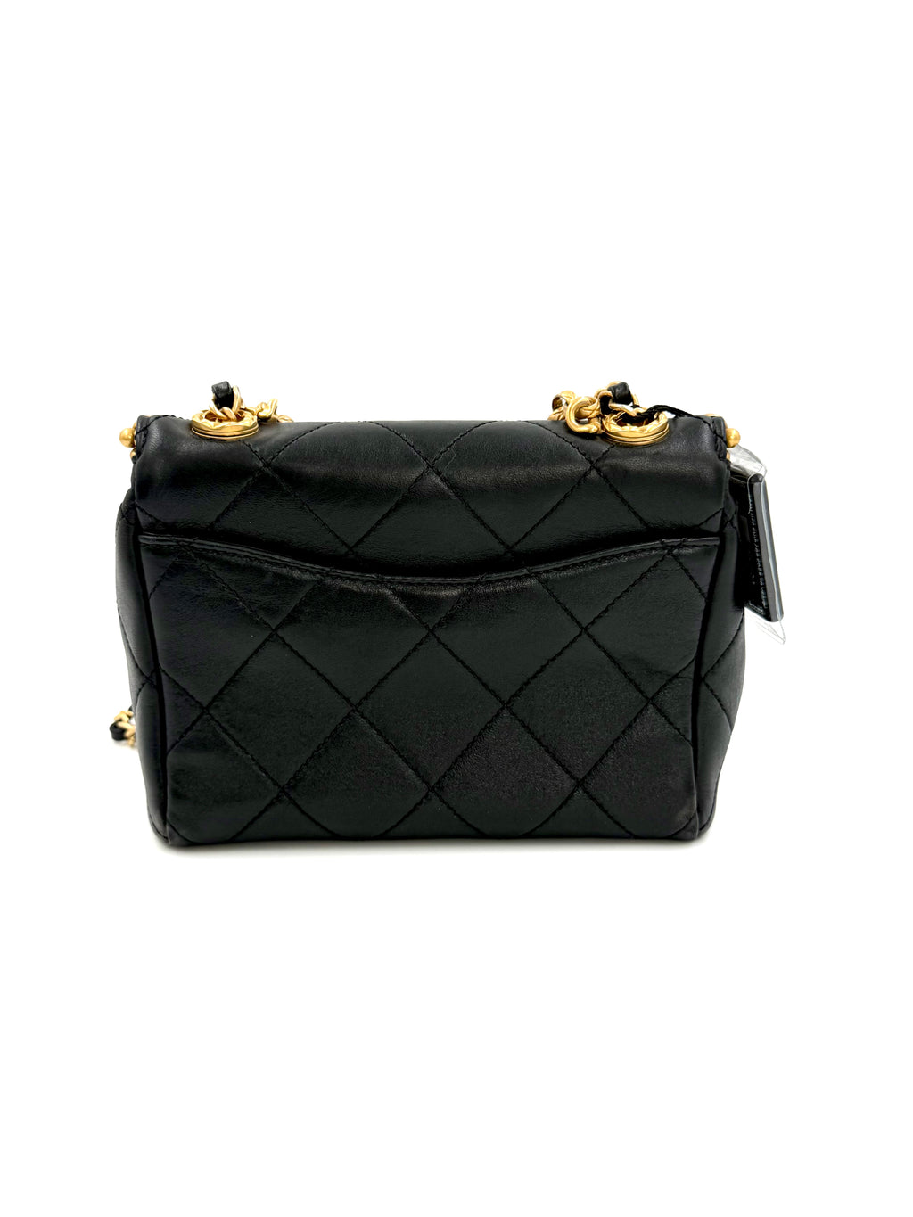 Pre-owned Chanel My Crush Black Quilted Lambskin Bag with Gold Hardware - Authenticated