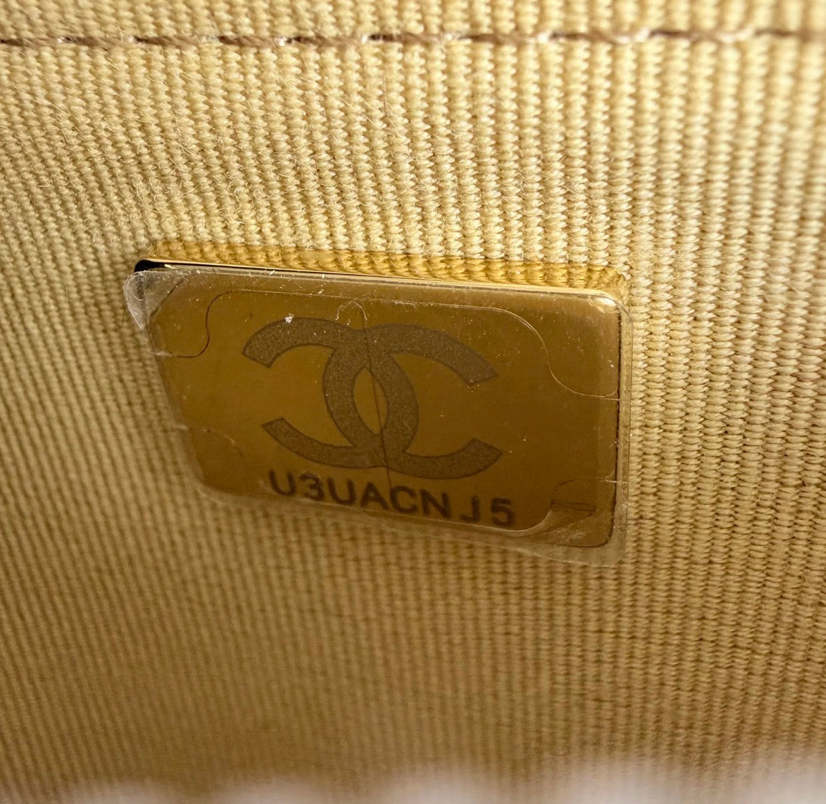 Pre-owned Chanel Lambskin Quilted Romance Wallet On Chain White Aged Gold Hardware - Authenticated