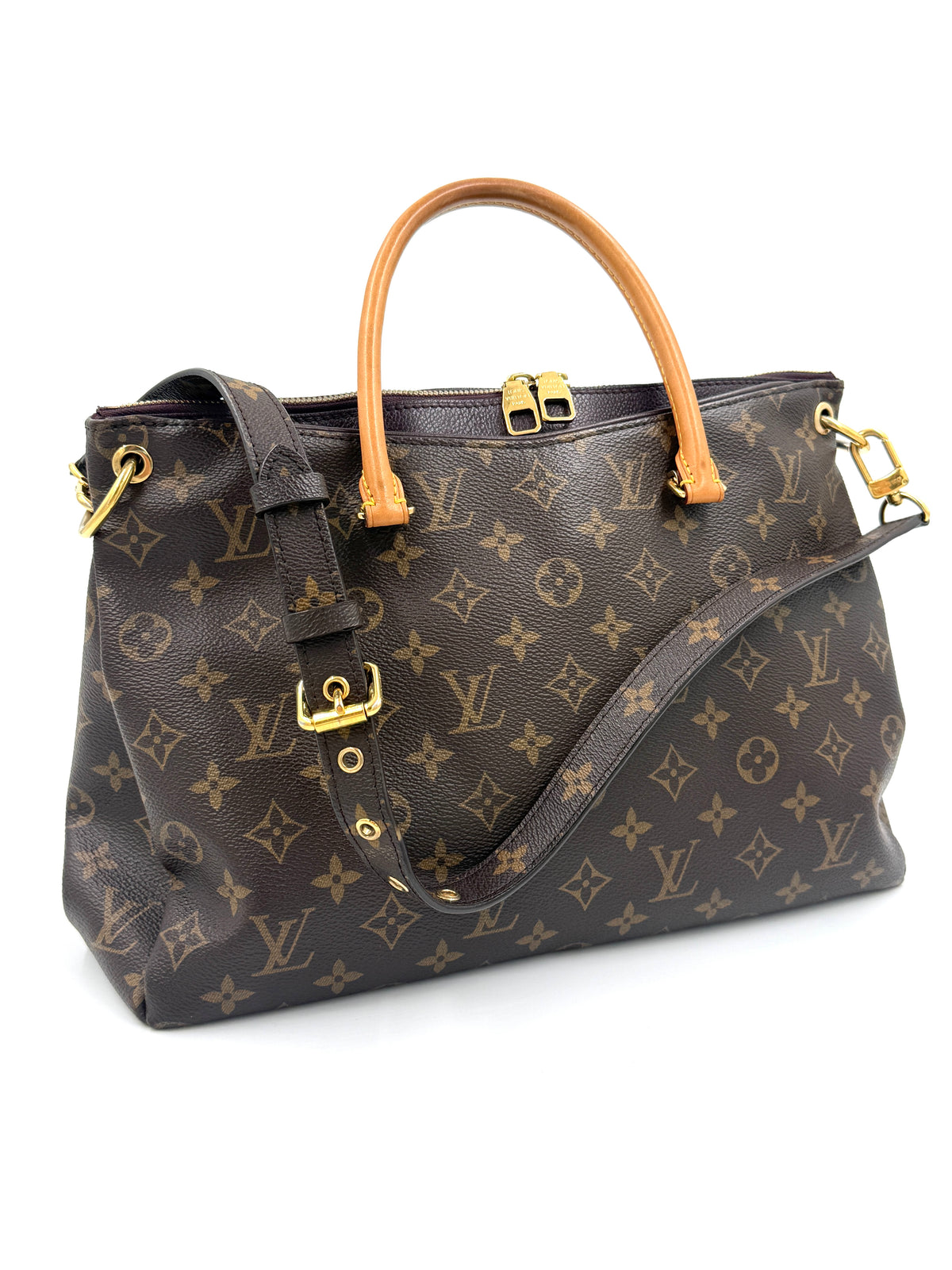 Pre-Owned Louis Vuitton Monogram Canvas Pallas Convertible Tote MM - Authenticated