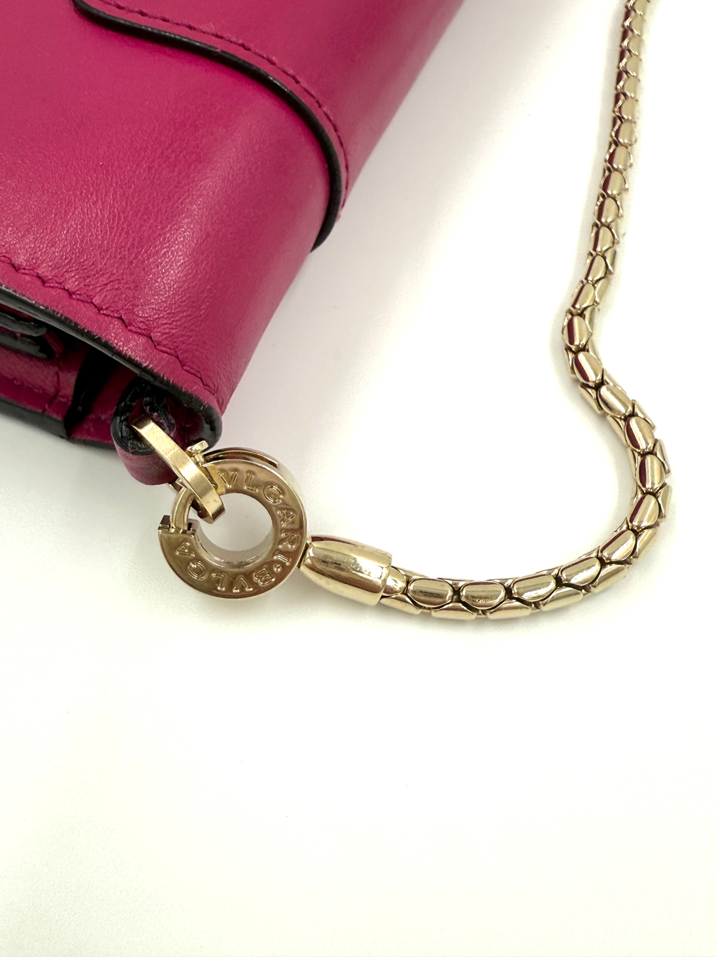 Pre-Owned Bvlgari Serpenti Forever Crossbody Wallet on Chain - Authenticated