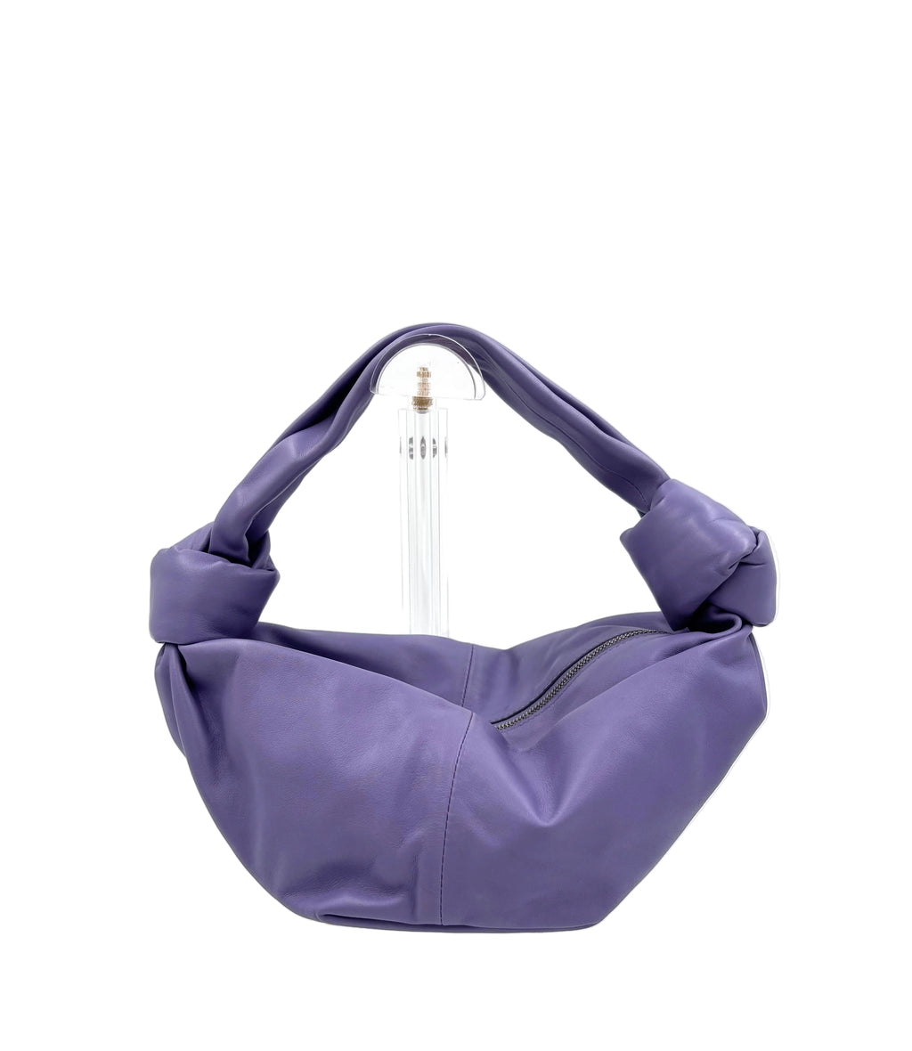 Pre-owned Bottega Veneta Mini Double Knot Bag Lavender - Authenticated