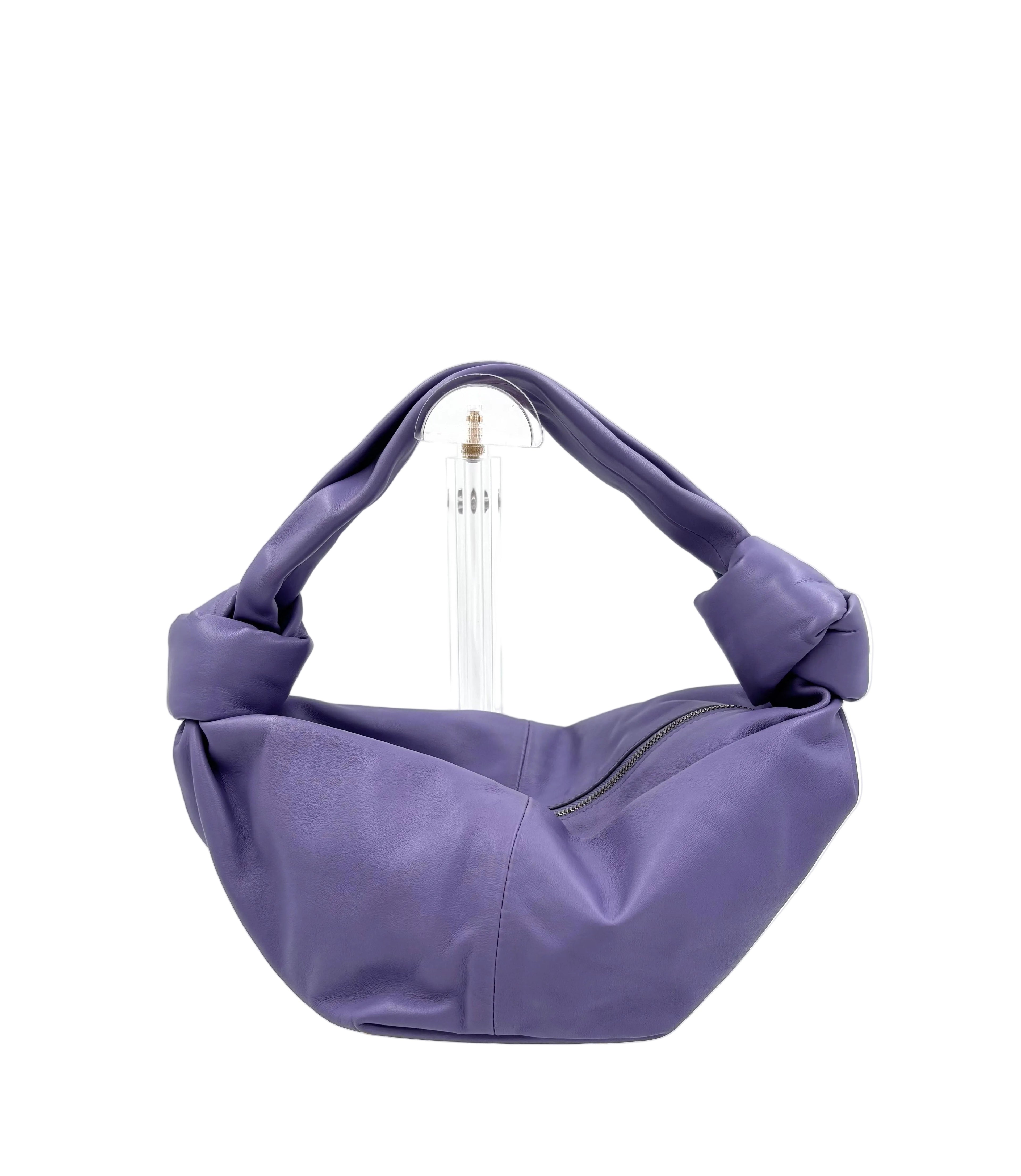 Pre-owned Bottega Veneta Mini Double Knot Bag Lavender - Authenticated
