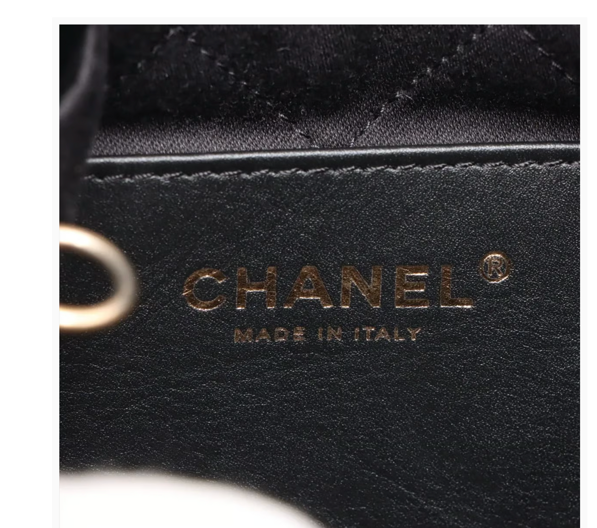 Pre-owned Chanel 22 Mini Handbag Black Shiny Calfskin Gold Hardware - Authenticated