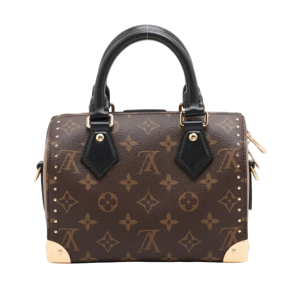 Pre-owned Louis Vuitton Speedy Trunk 20 in Monogram Canvas with Gold Tone Hardware - Authenticated