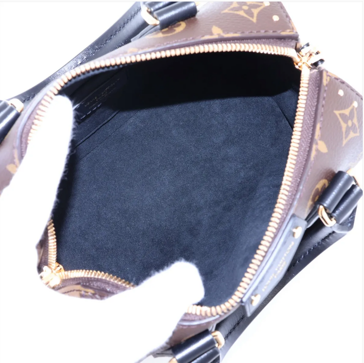 Pre-owned Louis Vuitton Speedy Trunk 20 in Monogram Canvas with Gold Tone Hardware - Authenticated