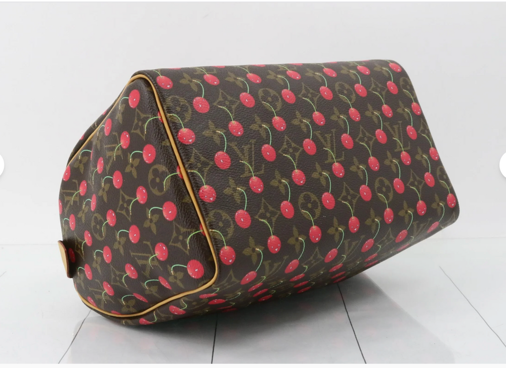 Pre-Owned Louis Vuitton Murakami Cherries Speedy 25 - Authentic