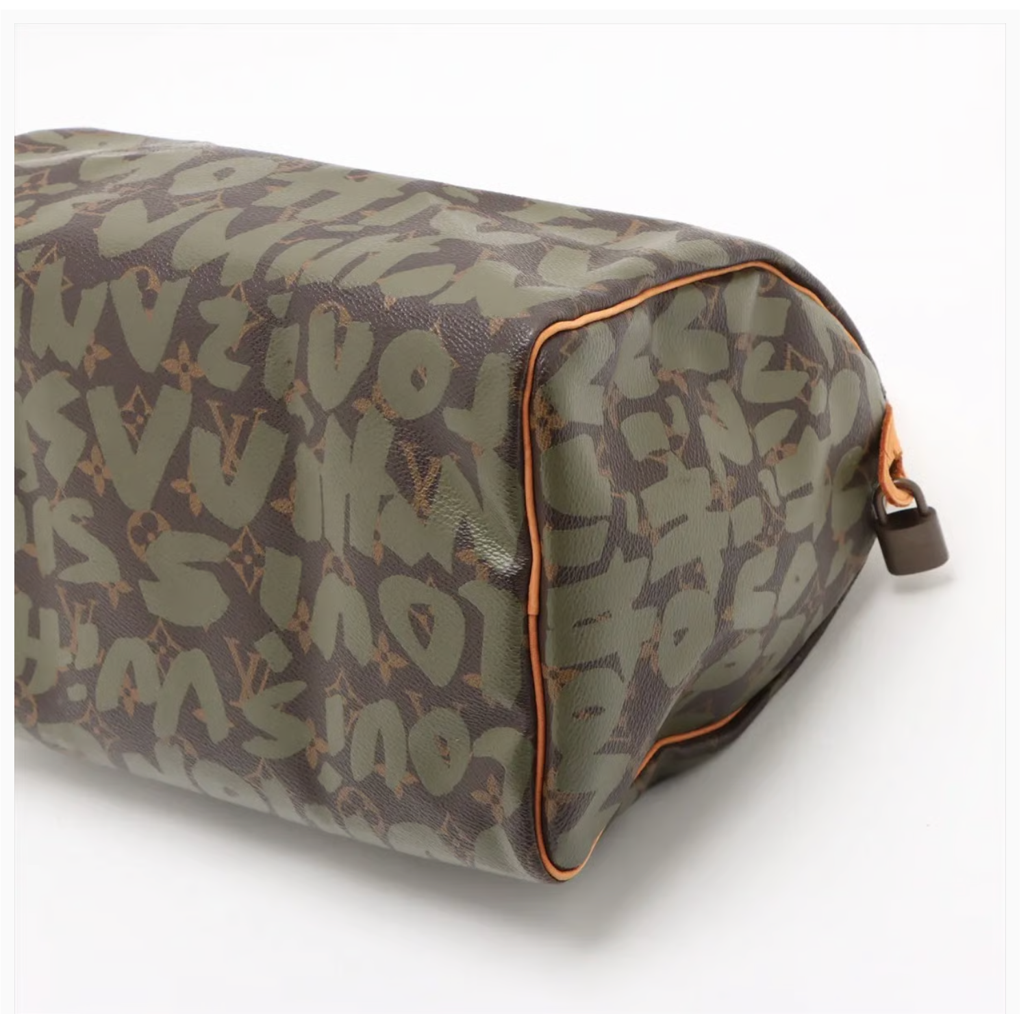 Pre-owned Louis Vuitton Speedy 30 Stephen Sprouse Graffiti Edition Olive - Authenticated