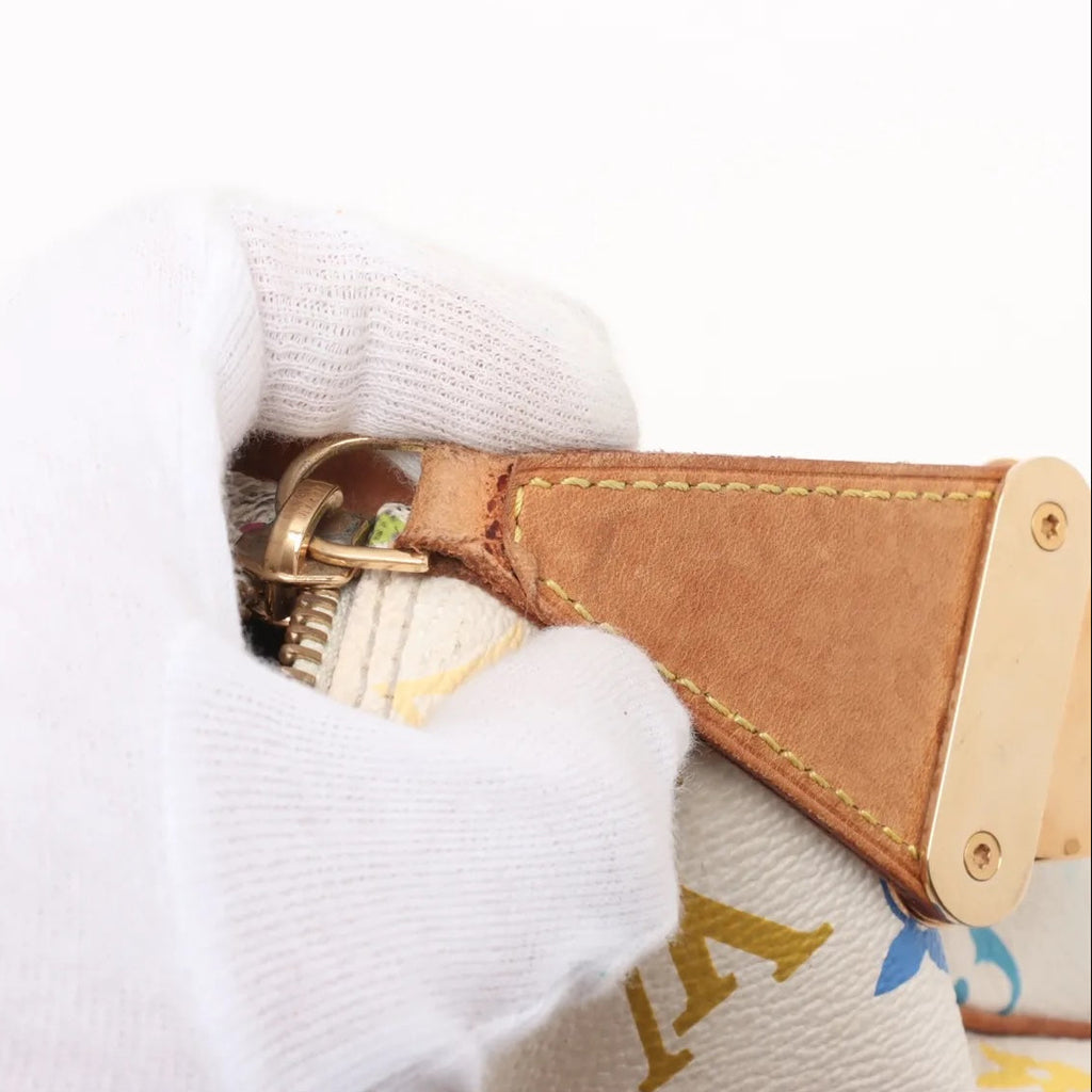 Pre-Owned Louis Vuitton Speedy 30 Murakami Monogram White Multicolor - Authenticated