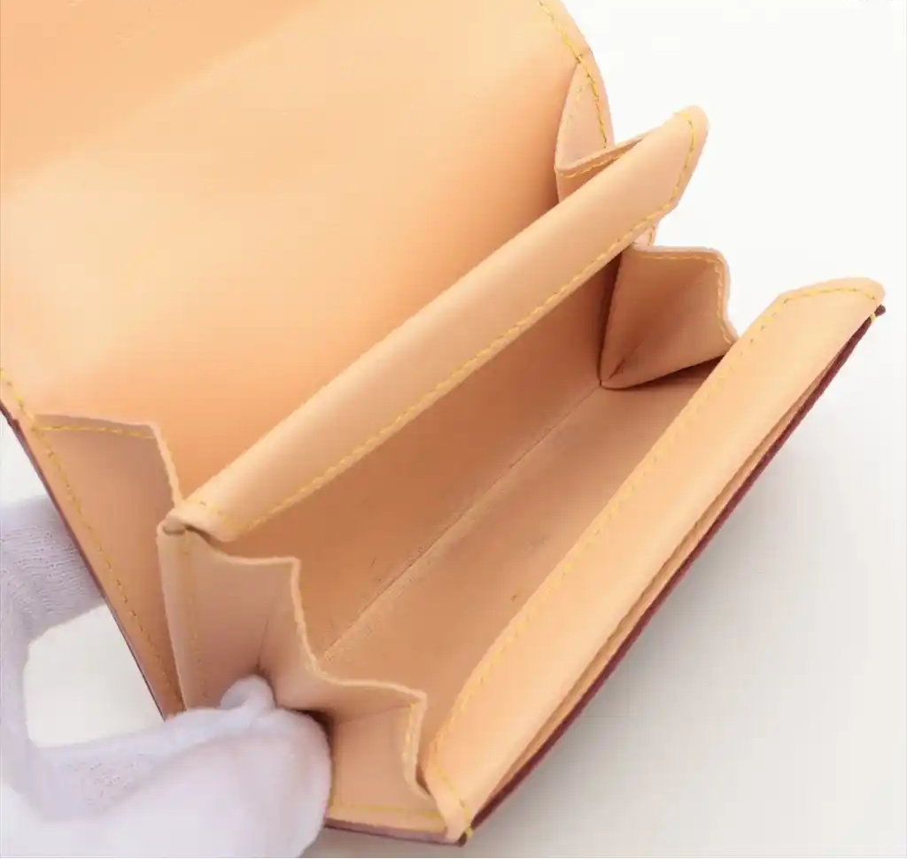 Pre-Owned Louis Vuitton Murakami Porte Monnaie Plat Card and Coin Case - Authenticated