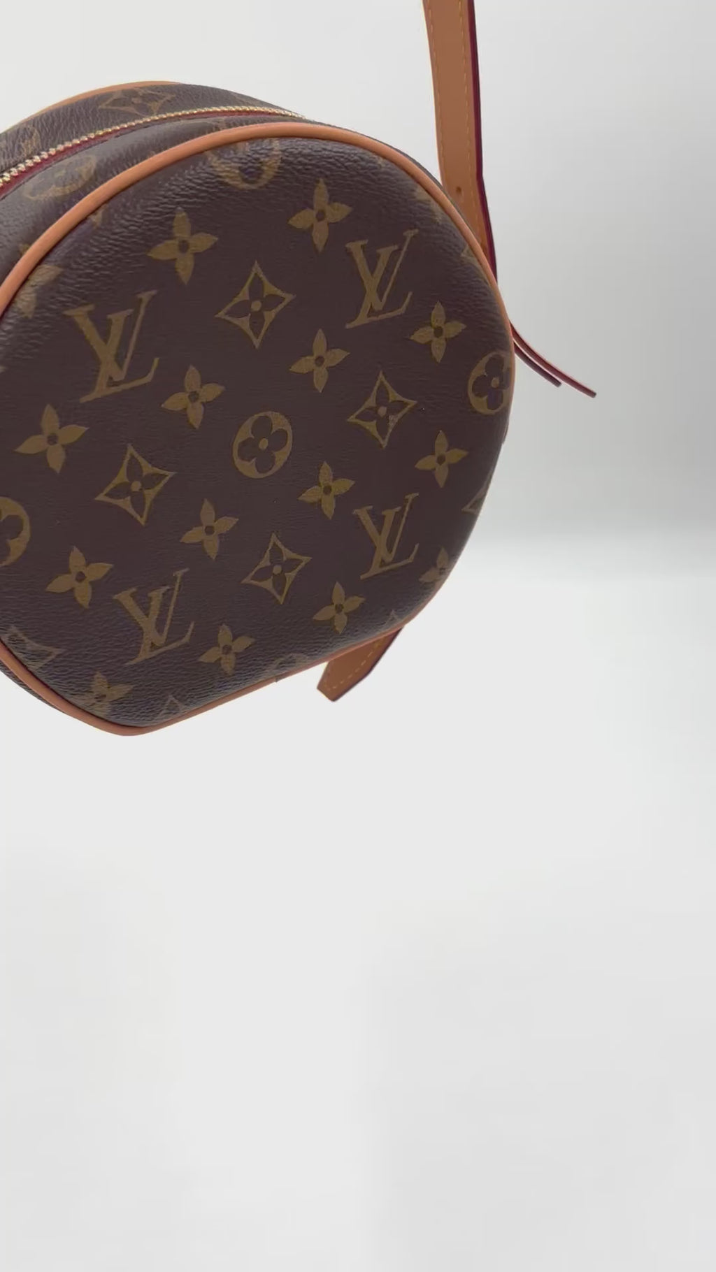 Pre-owned Louis Vuitton Monogram Boîte Chapeau Souple PM Crossbody Bag - Authenticated