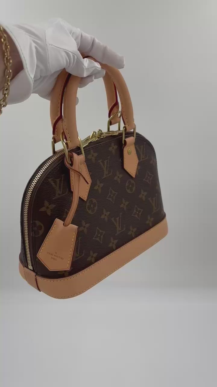 Pre-owned Louis Vuitton Alma BB Monogram Canvas - Authenticated