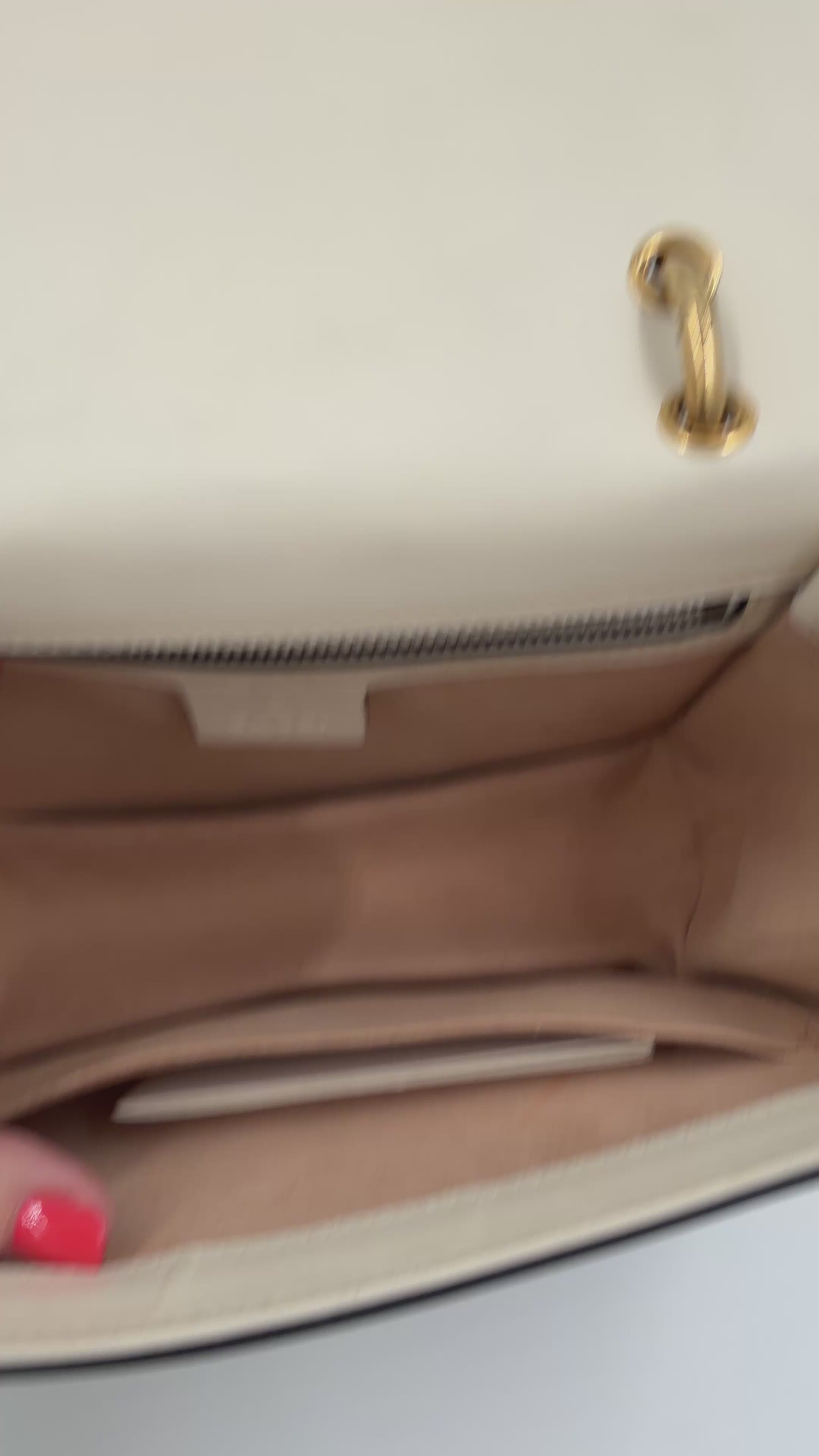 Pre-owned Gucci Calfskin Sylvie Web Queen Margaret Bag - Authenticated
