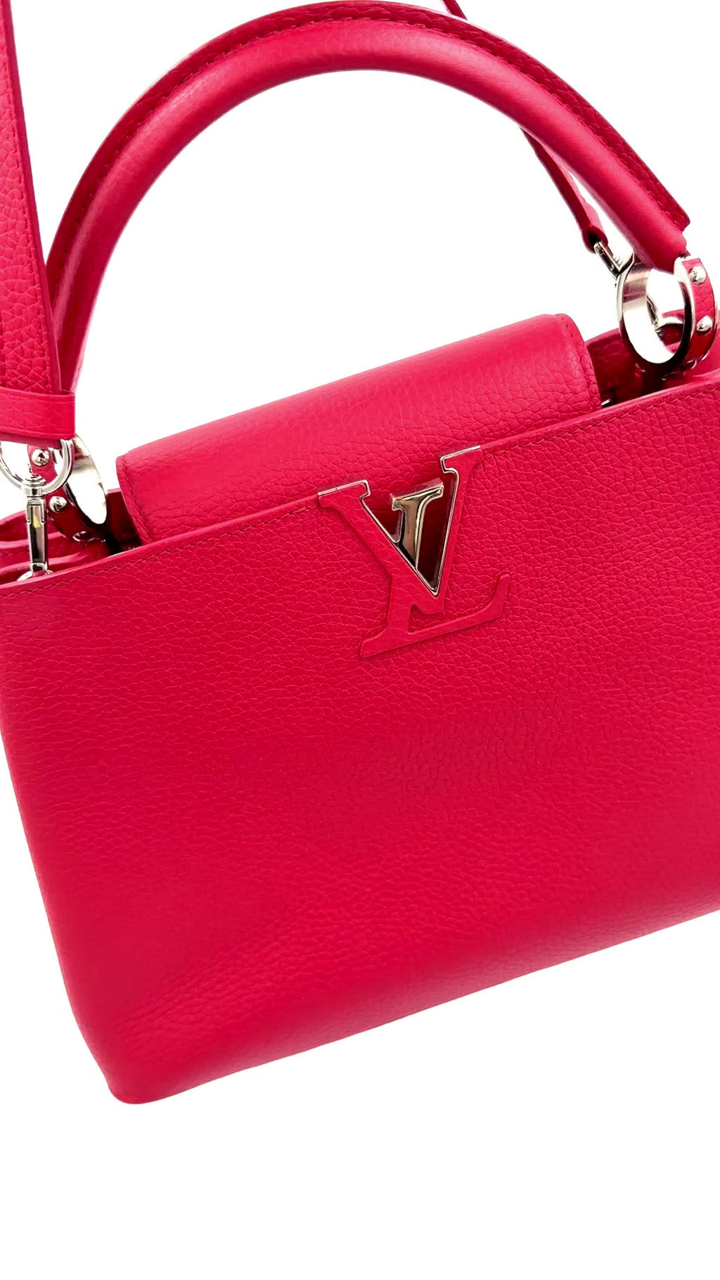 Pre-owned Louis Vuitton Taurillon Capucines BB - Authenticated