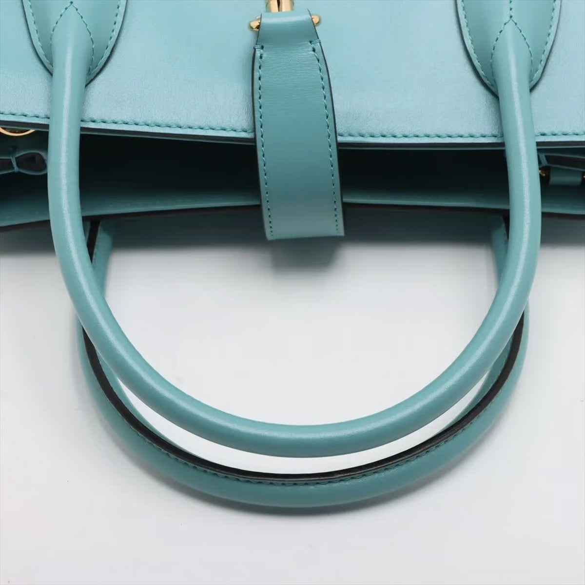 Pre-owned Gucci Jackie 1961 Medium Tote, Dusty Azure Calfskin - Authenticated