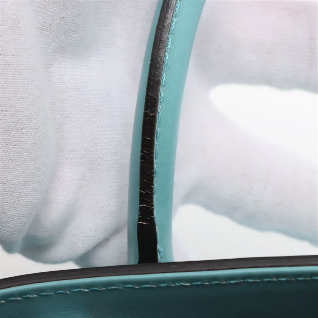 Pre-owned Gucci Jackie 1961 Medium Tote, Dusty Azure Calfskin - Authenticated