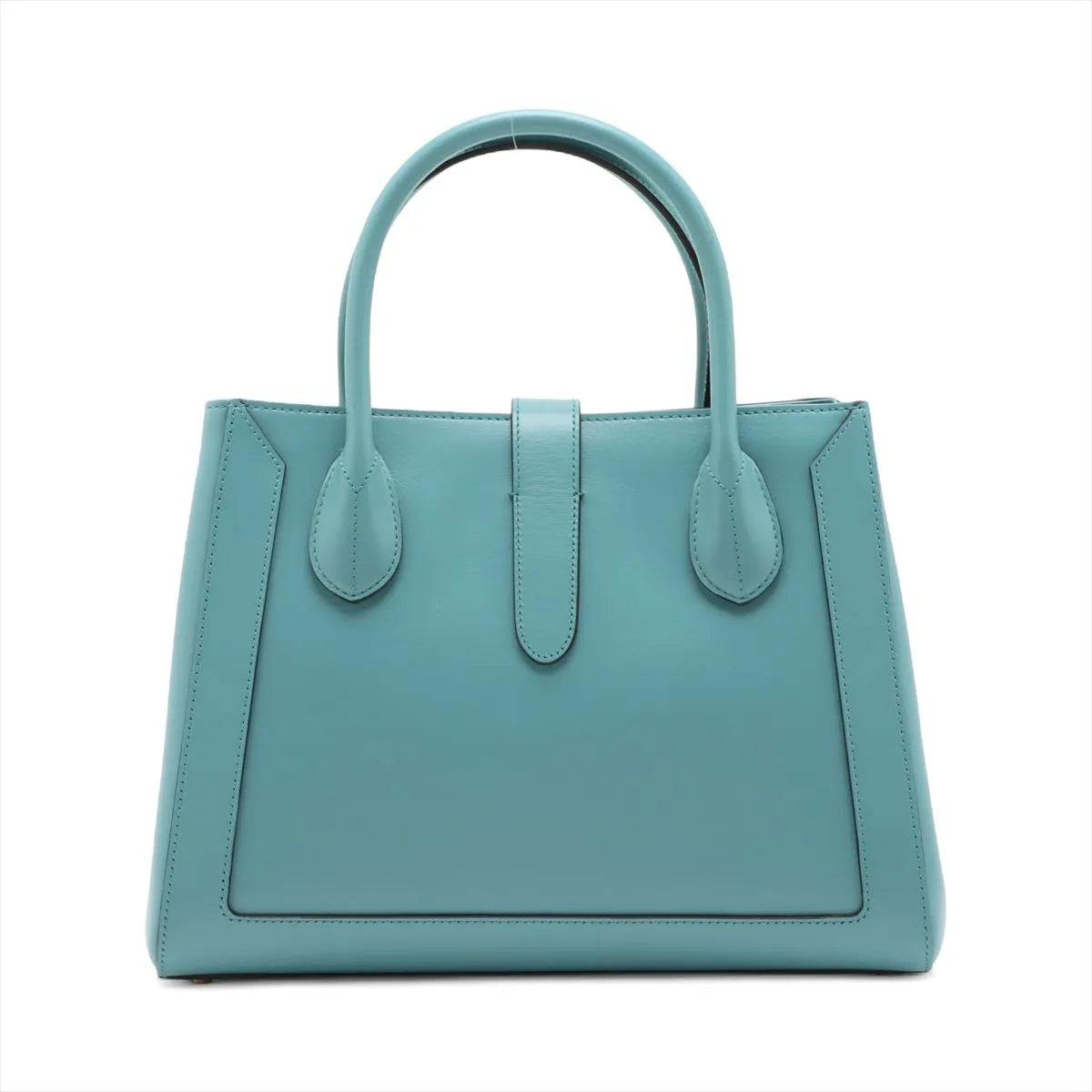 Pre-owned Gucci Jackie 1961 Medium Tote, Dusty Azure Calfskin - Authenticated