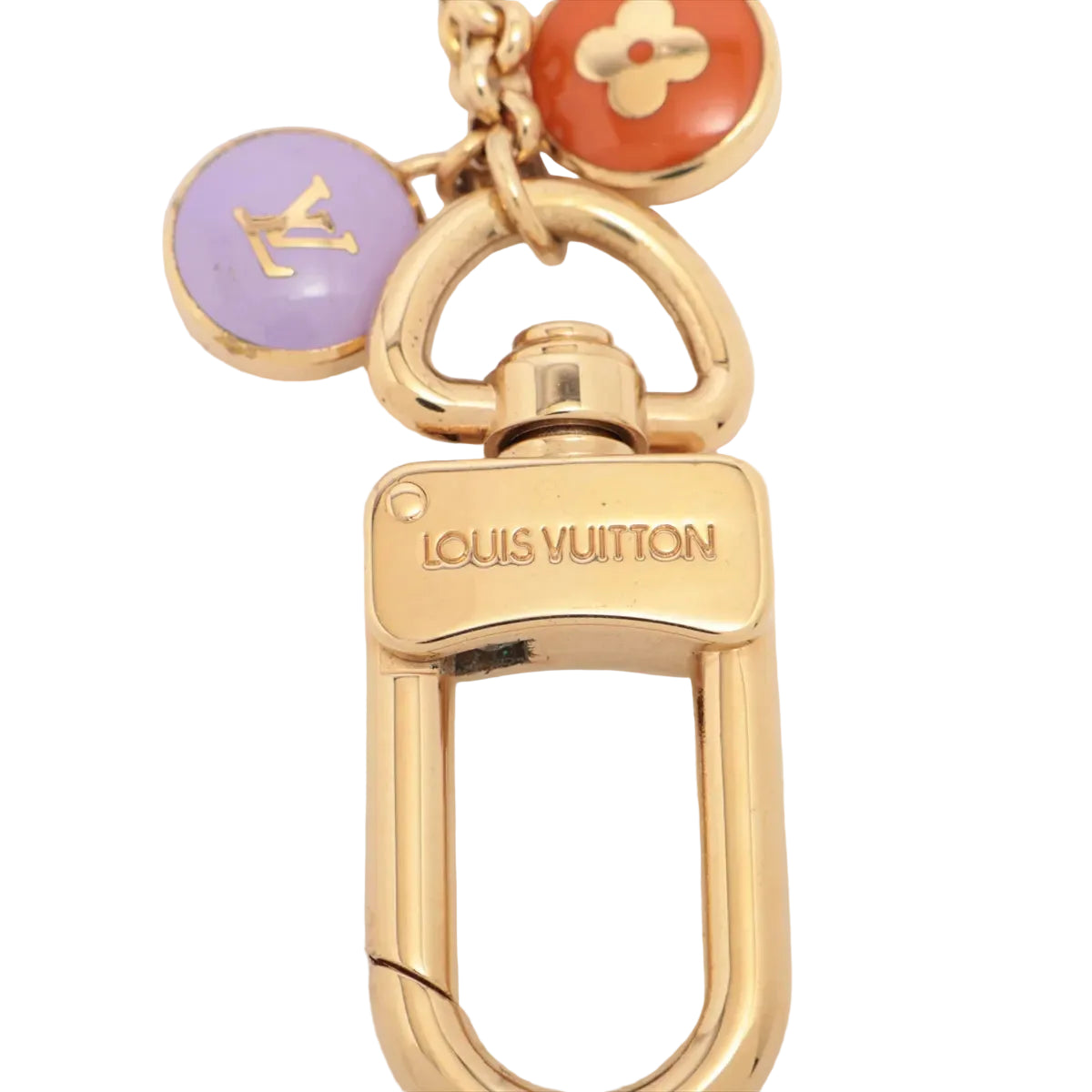 Pre-owned Louis Vuitton Enamel Porto Cure Sienne Bastille Bag Charm - Authenticated