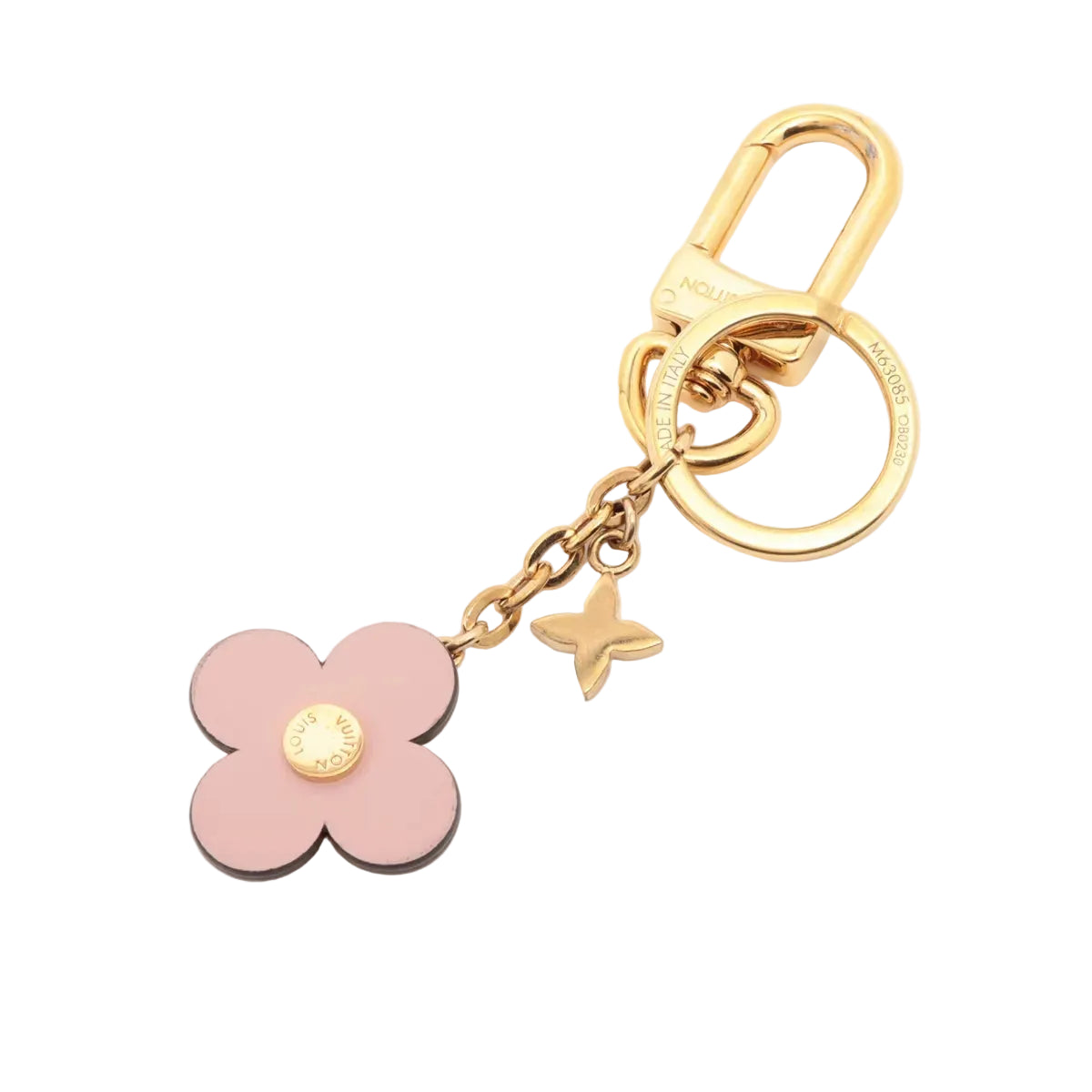 Pre-owned Louis Vuitton Blooming Flowers BB Bag Charm and Key Holder Pink - Authenticated